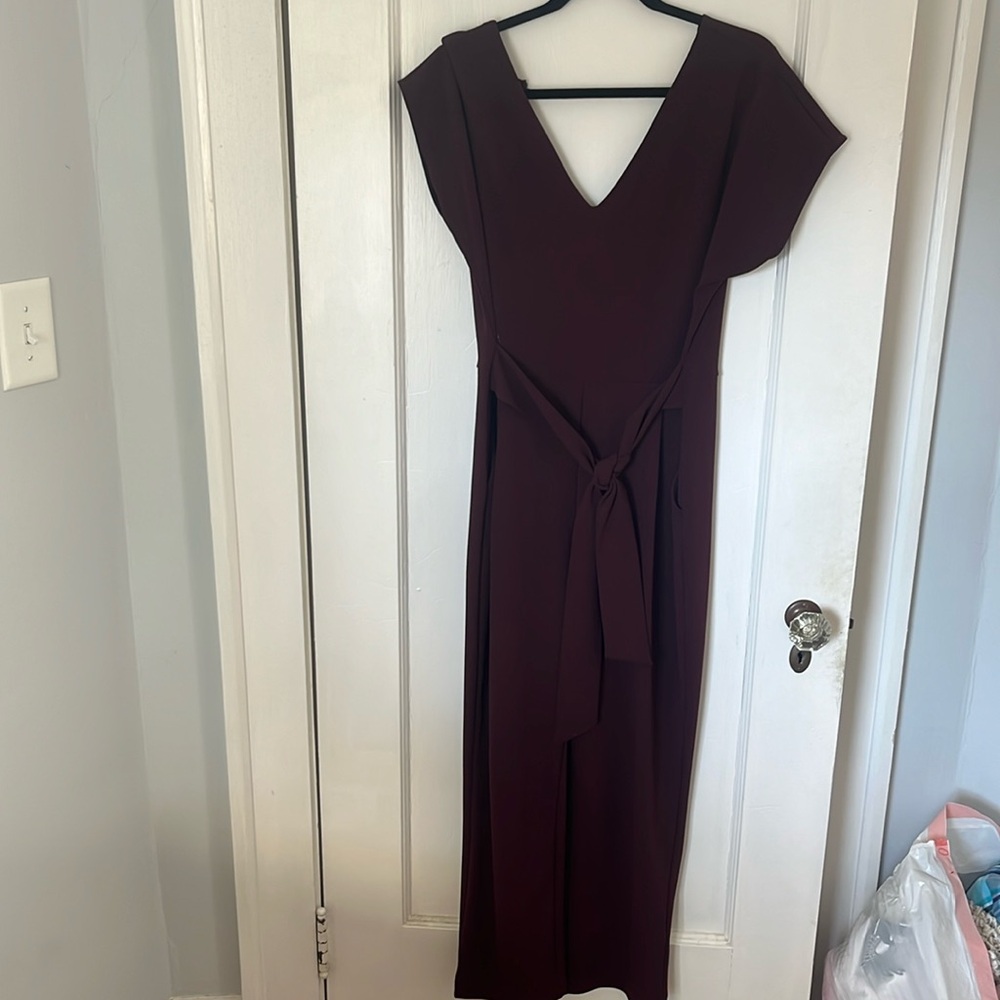 Express Maroon Jumpsuit